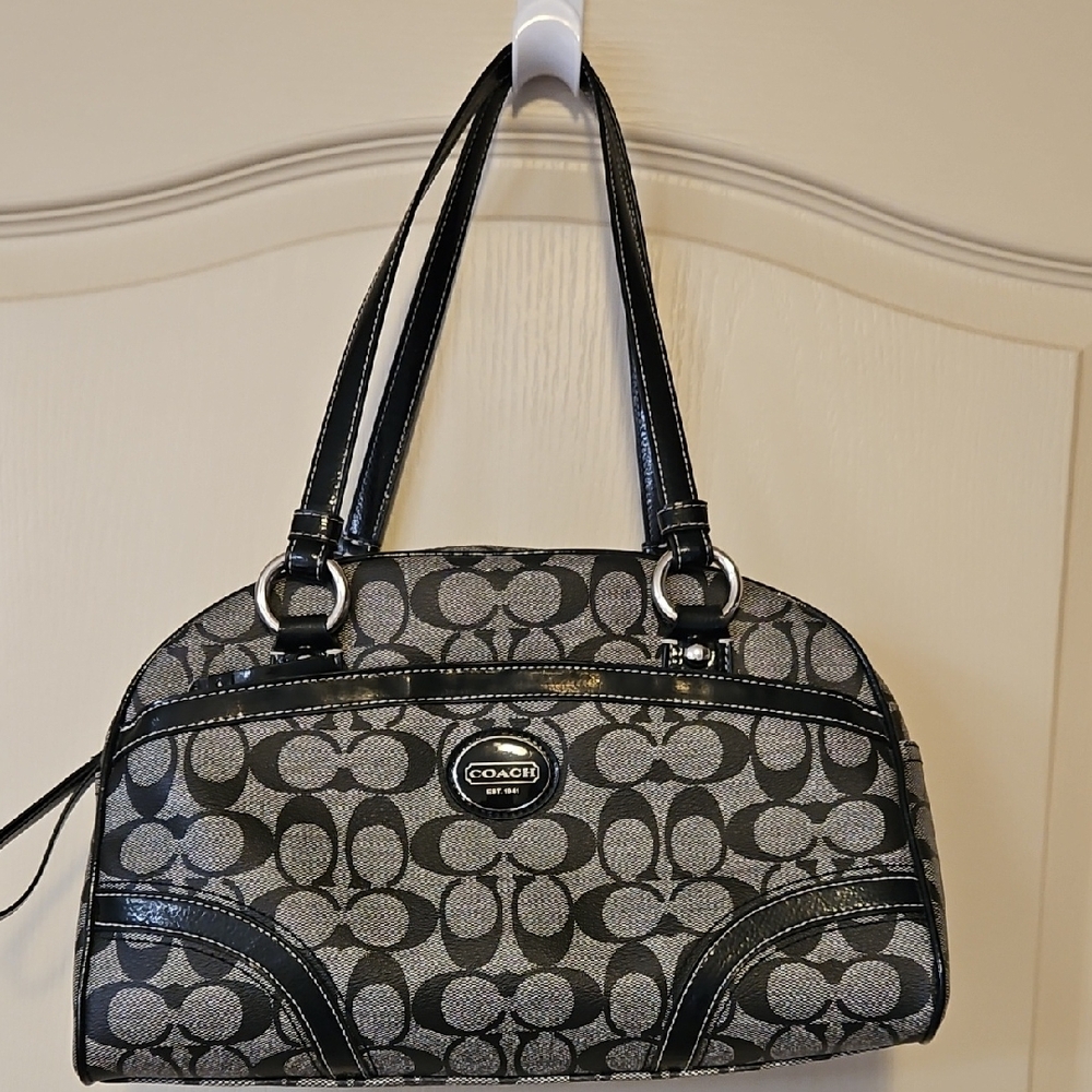 Coach Black and Gray Women's Bag